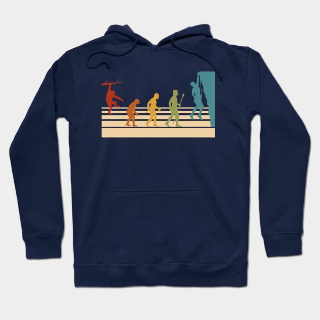 Rock Climbing Evolution Hoodie by SmartLegion